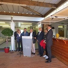 Inauguration Espace Jérôme Golmard : Ligue Bourgogne-Franche-Comté de Tennis