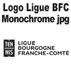 Logo Ligue monochrome : Ligue Bourgogne-Franche-Comté de Tennis