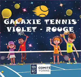 Galaxie Tennis Violet Rouge : Comité de Tennis de l'Yonne