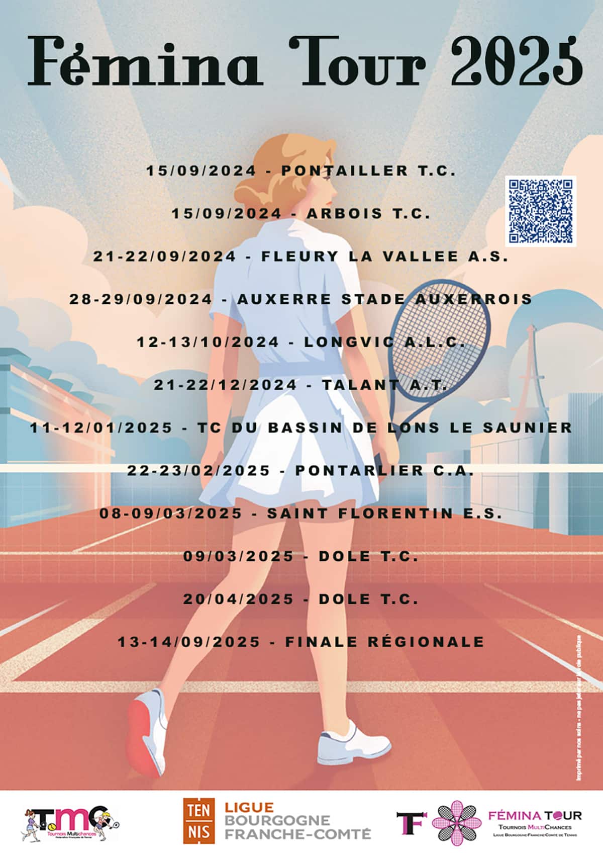 Femina Tour 2024 : Ligue BFC de Tennis