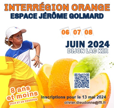 Interregion Orange 2024 : Ligue BFC de Tennis