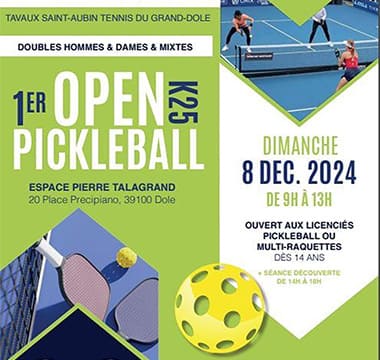 1er Open, K25 Pickleball à Dole